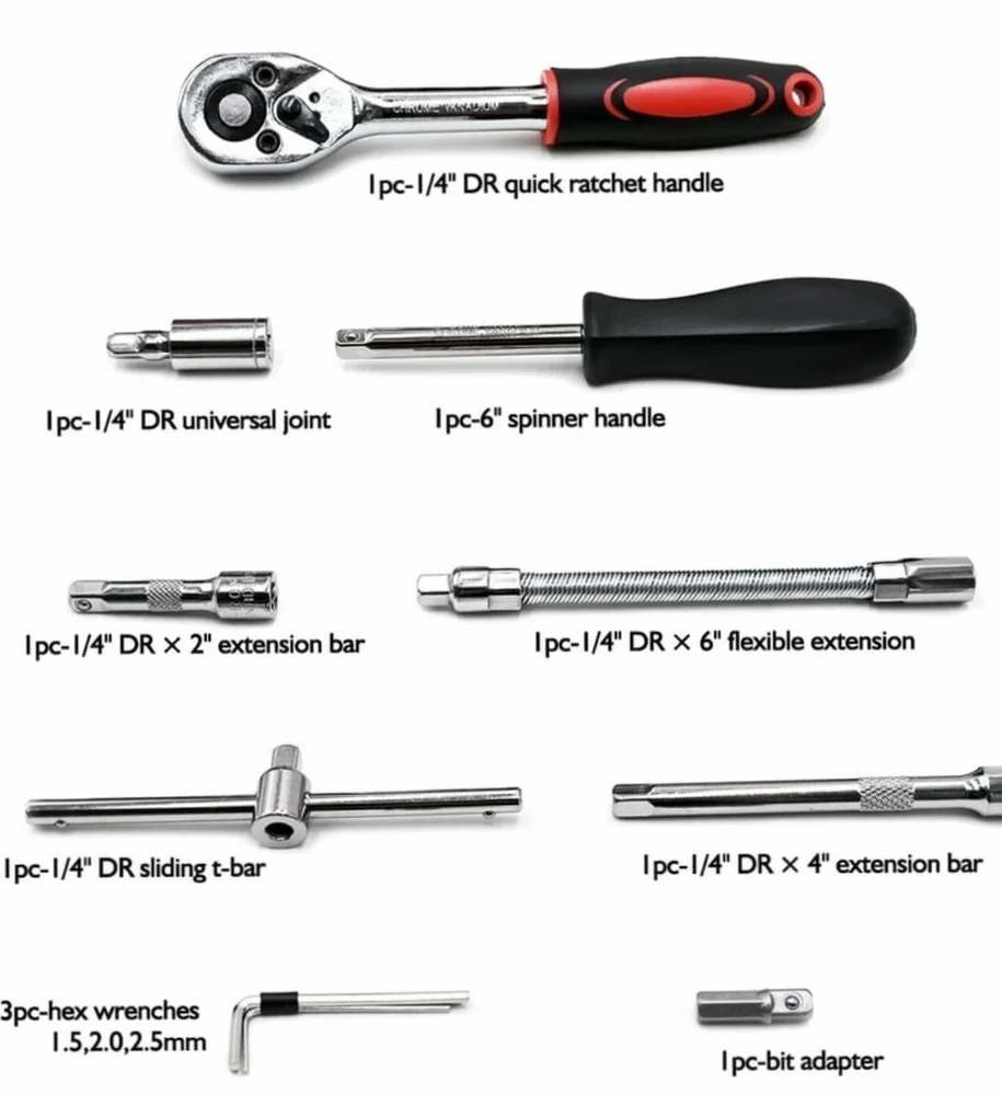 SADRUCHI 46-Piece Multipurpose Tool Kit Set