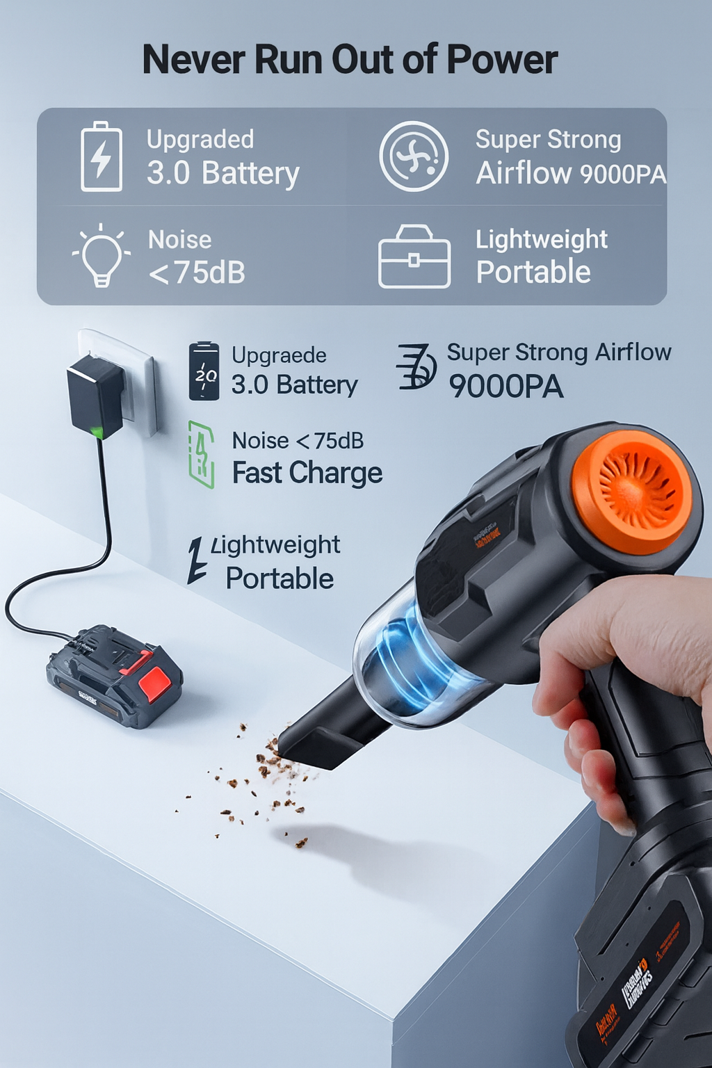 Battery Car Vacuum Cleaner